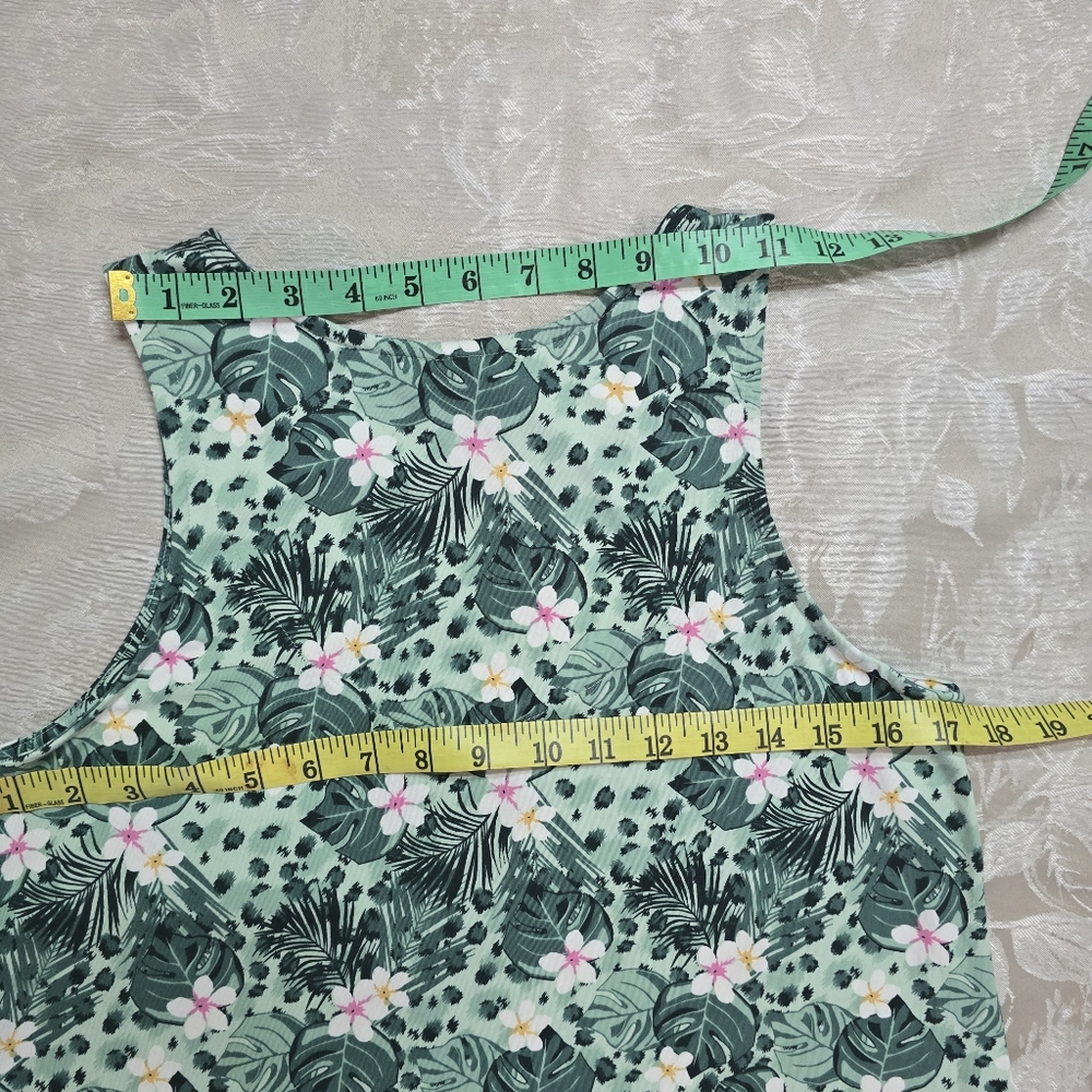 Cynthia Rowley Dress Women Medium Pockets Soft Resort Coastal Coconut Tropical - Picture 6 of 7